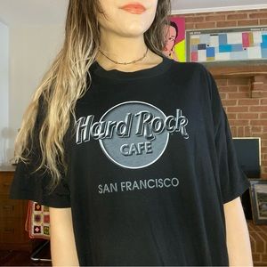 Vintage 90s Deadstock San Francisco California Hard Rock Cafe Tee Oversi…